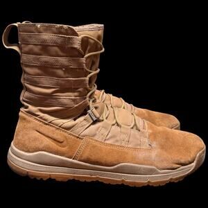 NIKE SFB Gen 2 8" Mens 15 Tactical Boots Coyote Tan Military Combat Suede READ